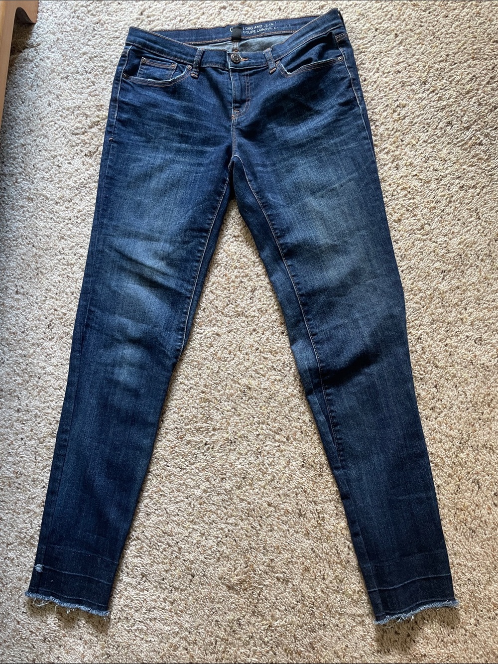 Gap long and lean Women’s Dark Blue Slim Stretch Jeans